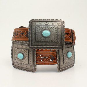 Ariat Ladies Rectangle Concho Belt